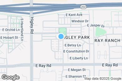 Map image of the property - 1449 S Colt Dr