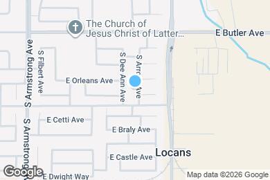 Map image of the property - 655 S Arroyo Ave