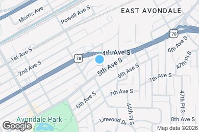 Map image of the property - The Avondale Apartments
