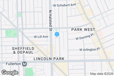 Map image of the property - 2522 N Burling St