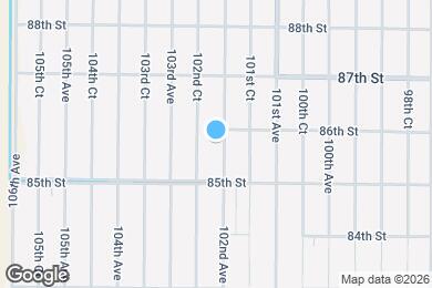 Map image of the property - 8565 102nd Ave