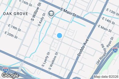 Map image of the property - 2375 E 18th St