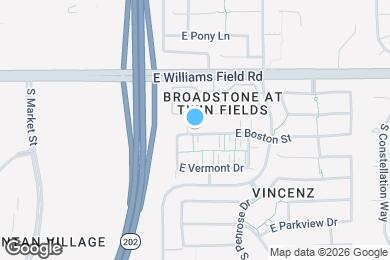 Map image of the property - 2472 E Boston St