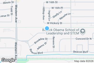 Map image of the property - 583 Andover St