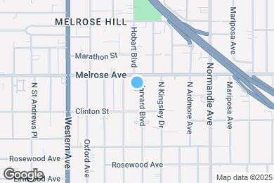 Map image of the property - 635 N Harvard Blvd