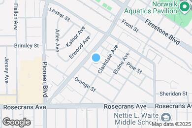 Map image of the property - 11972 Walnut St