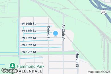 Map image of the property - 2905 W 16th St