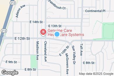 Map image of the property - 4512 E 12th St
