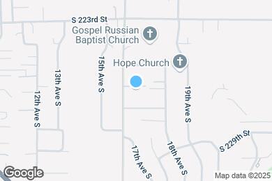Map image of the property - 22604 16th Ave S