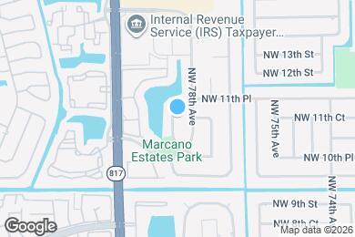 Map image of the property - 1130 NW 78th Ter