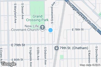 Map image of the property - 7808 S Greenwood Ave