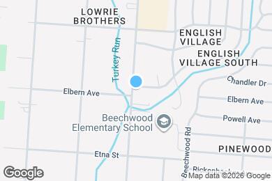Map image of the property - 312 Robinwood Ave