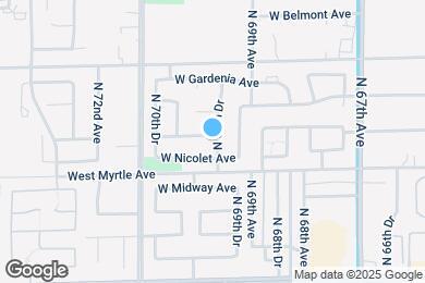 Map image of the property - 6927 W Northview Ave