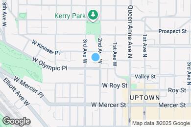 Map image of the property - 202 W Olympic Pl