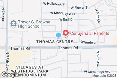 Map image of the property - 7129 W Merrell St