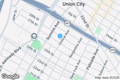 Map image of the property - 2705 Central Ave