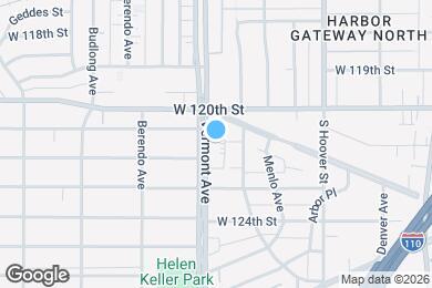 Map image of the property - 12036 S Vermont Ave