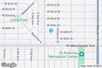 Map image of the property - 2132 W 84th Pl
