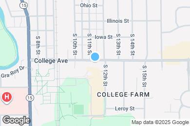 Map image of the property - 804 College Ave