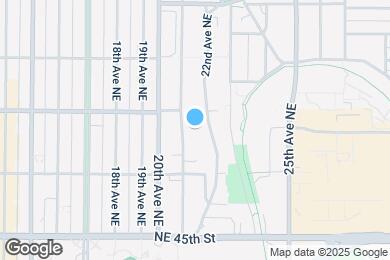 Map image of the property - 4750 21st Ave NE