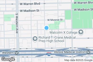 Map image of the property - 2157 W Adams St