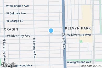 Map image of the property - 4854 W Diversey Ave