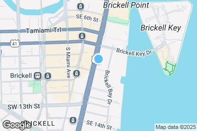 Map image of the property - 951 Brickell Ave