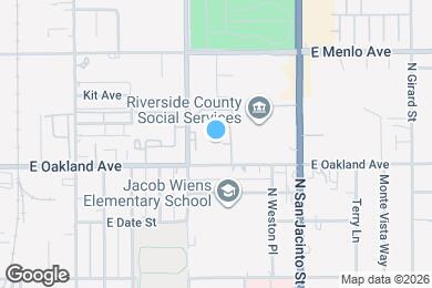Map image of the property - 550 N Santa Fe St