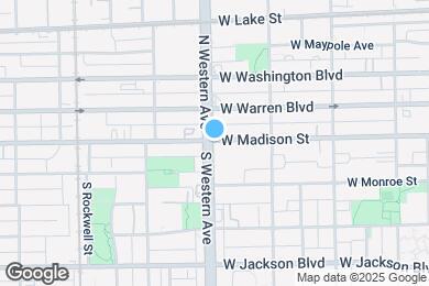 Map image of the property - 2217 W Madison St