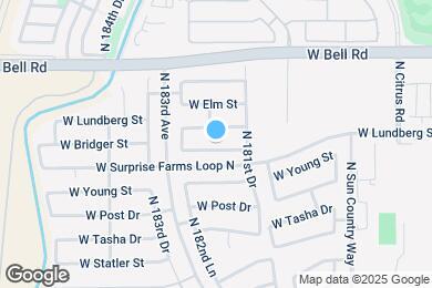 Map image of the property - 18192 W Bridger St