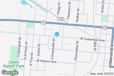 Map image of the property - 615 W Columbus Ave