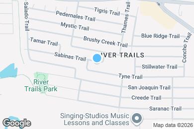 Map image of the property - 8816 Sabinas Trail