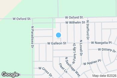 Map image of the property - 9810 N Santee Terrace