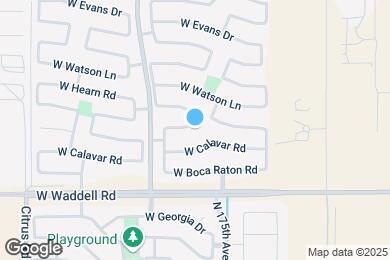 Map image of the property - 17547 W Ventura St