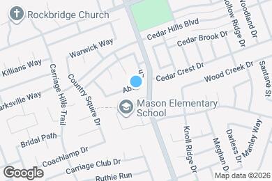 Map image of the property - 1622 Abbey Ln