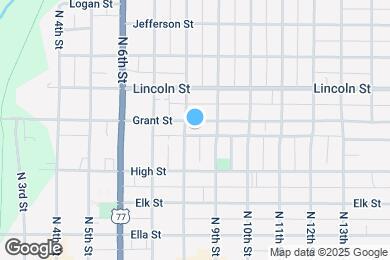 Map image of the property - 805 Grant St