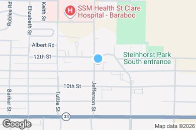 Map image of the property - Jefferson Pines Apartments