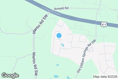 Map image of the property - 109 Innis Brk Cir SW