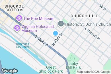 Map image of the property - 2418 E Franklin St