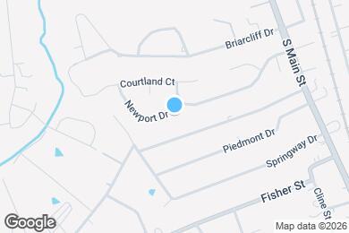 Map image of the property - 109 Newport Dr