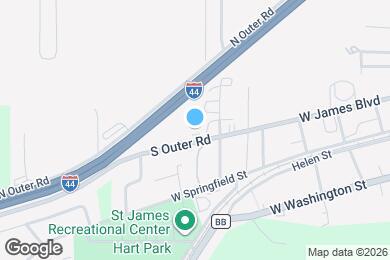 Map image of the property - 1103 W James Blvd