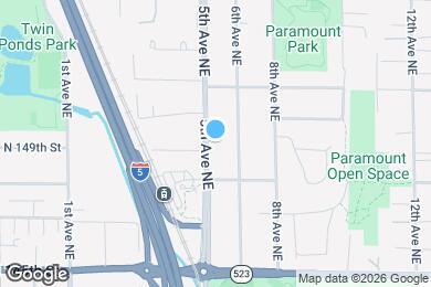Map image of the property - 14910 5th Ave NE