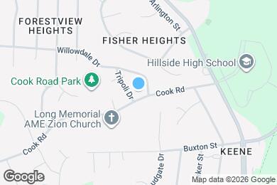 Map image of the property - 404 Cook Rd