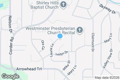 Map image of the property - 316 Laurie Ln