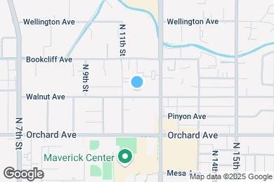 Map image of the property - 1140 Walnut Ave