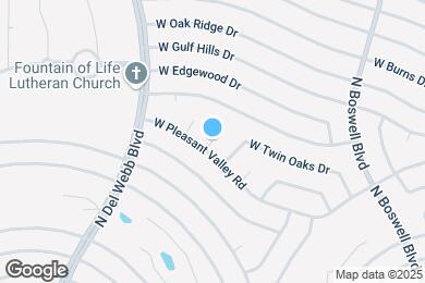 Map image of the property - 15605 N 105th Dr