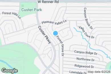 Map image of the property - 2709 Forest Grove Dr
