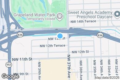 Map image of the property - 3740 NW 13th St