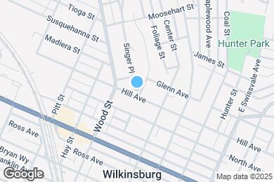 Map image of the property - 727 Hill Ave