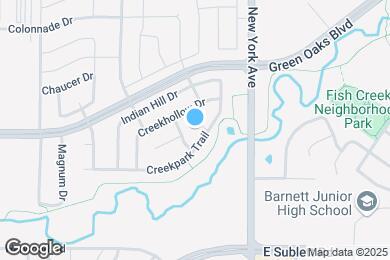 Map image of the property - 5702 Creekfront Ct